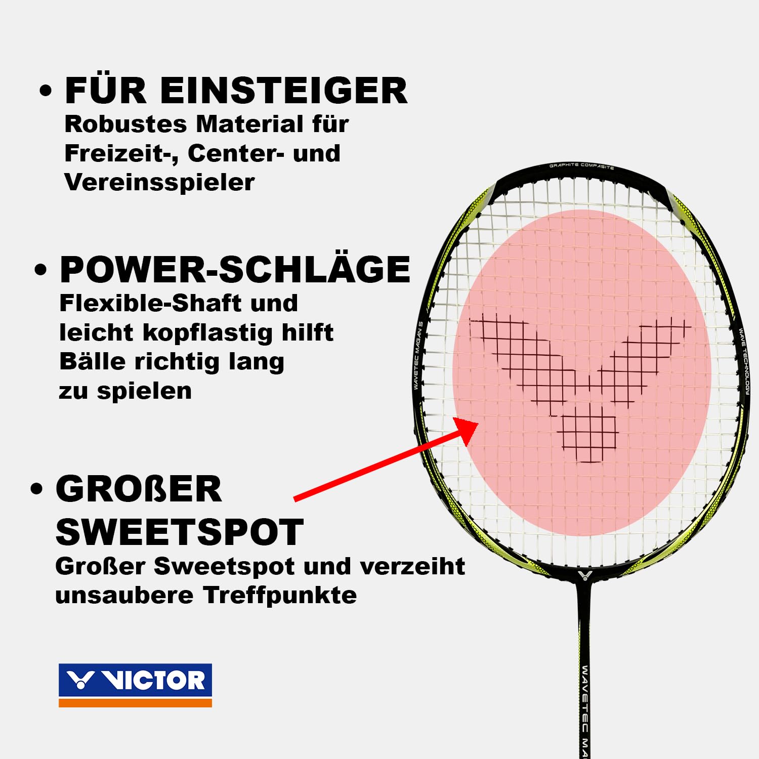 Badminton Set – 2 Badmintonrackets inkl. Hülle & 3er Dose Bälle | Badminton Sets für Garten, Freizeit & Outdoor | Anfänger & Hobbyspieler (Wavetec Magan 5, Shuttle 2000 Medium)