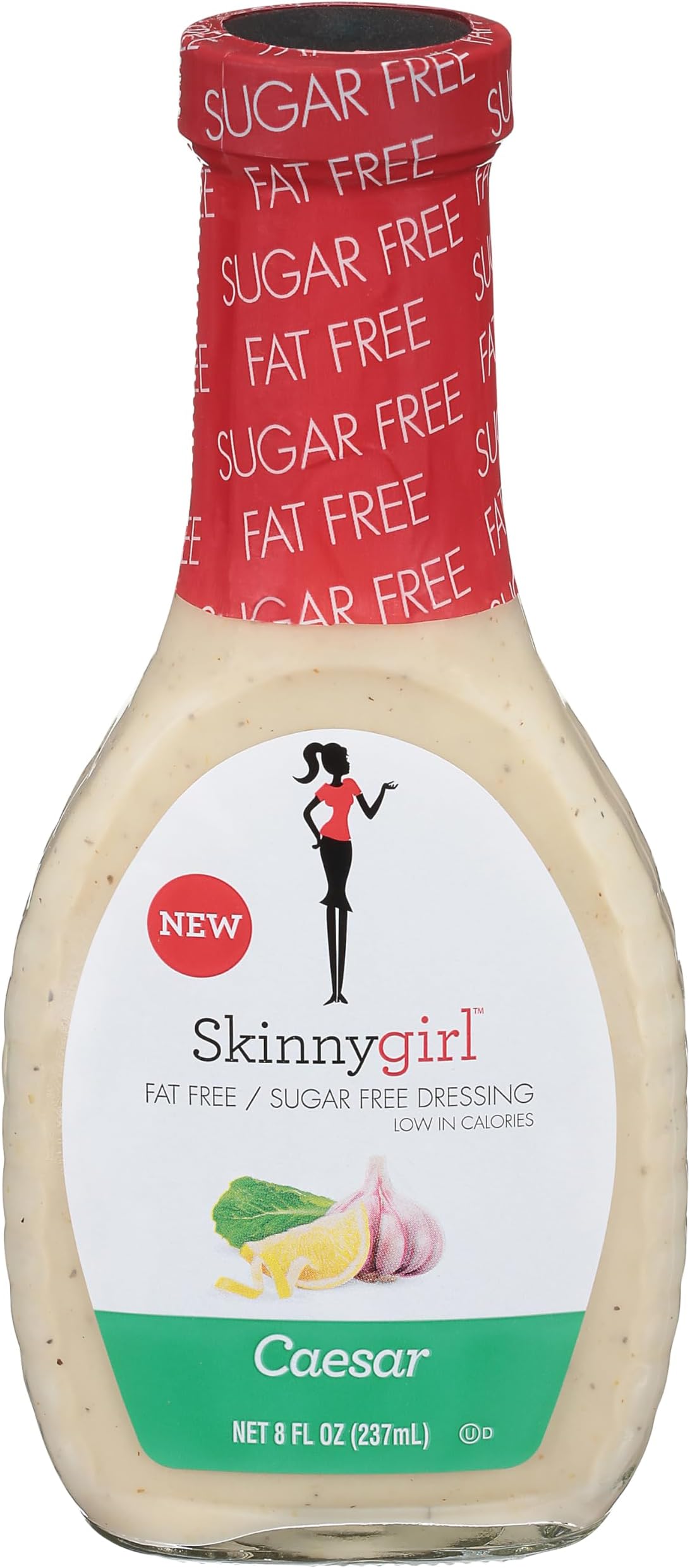 Sugar Free Gluten Free Salad Dressing, Caesar, 8 Ounce