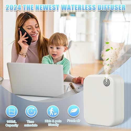 Miniatura 5 de Difusor sin agua de la colección de hotel con control de aplicación conectado por Bluetooth, ambientador de aire para toda la casa, difusor de