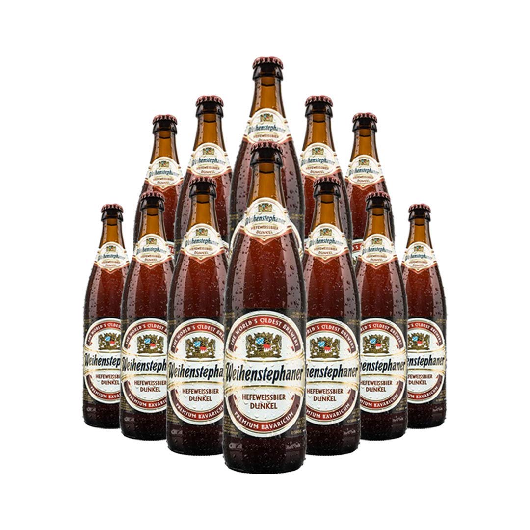 WeihenstephanerHefeweissbier Dunkel 500ml Bottles (12 Pack) - 5.3% ABV