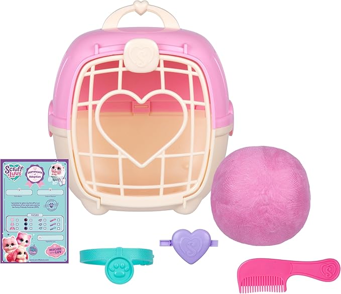 Peluche Sorpresa ScruffaLuvs Rosa 8.7 pulgadas miniatura 10