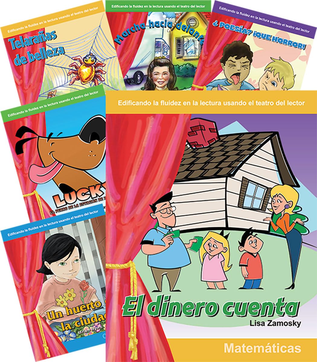 Teacher Created Materials - Reader's Theater (Spanish) - 8 Book Set - Grades 1-2 - Guided Reading Level E - M