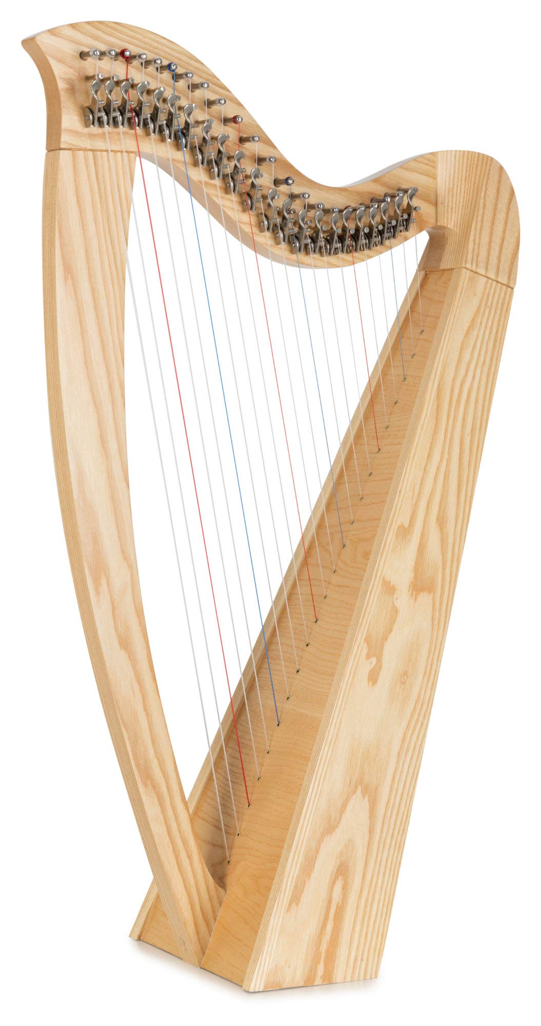 Classic Cantabile H-22 Arpa Celtica 22 corde in Mi bemolle maggiore, meccanica a semitoni, legno di frassino, inclusa borsa e 2 chiavi, altezza 83,5 cm.