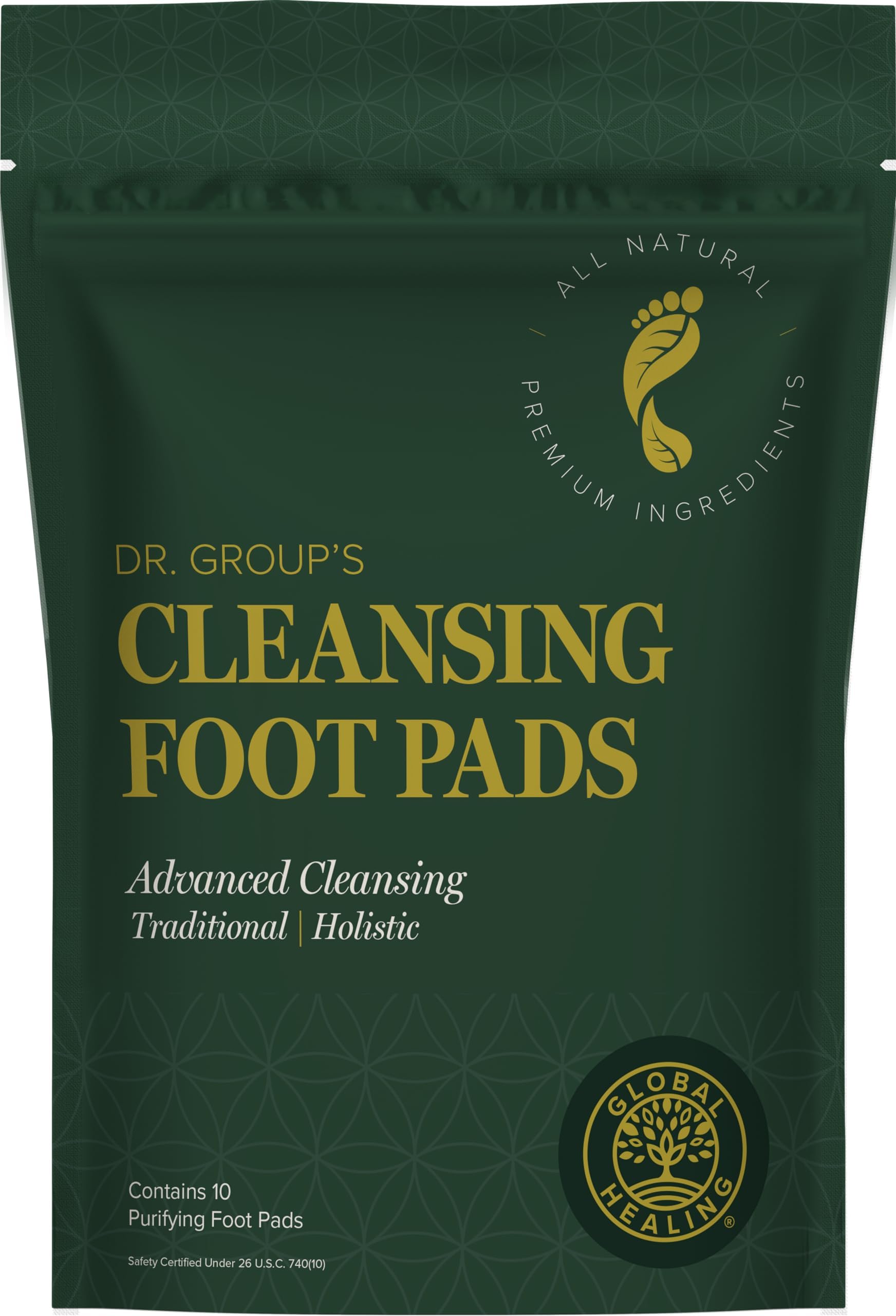 Global Healing Center - Cleaning Foot Pads - Provide Cushioning and Support for Your feet - Dr. Group's Pads
