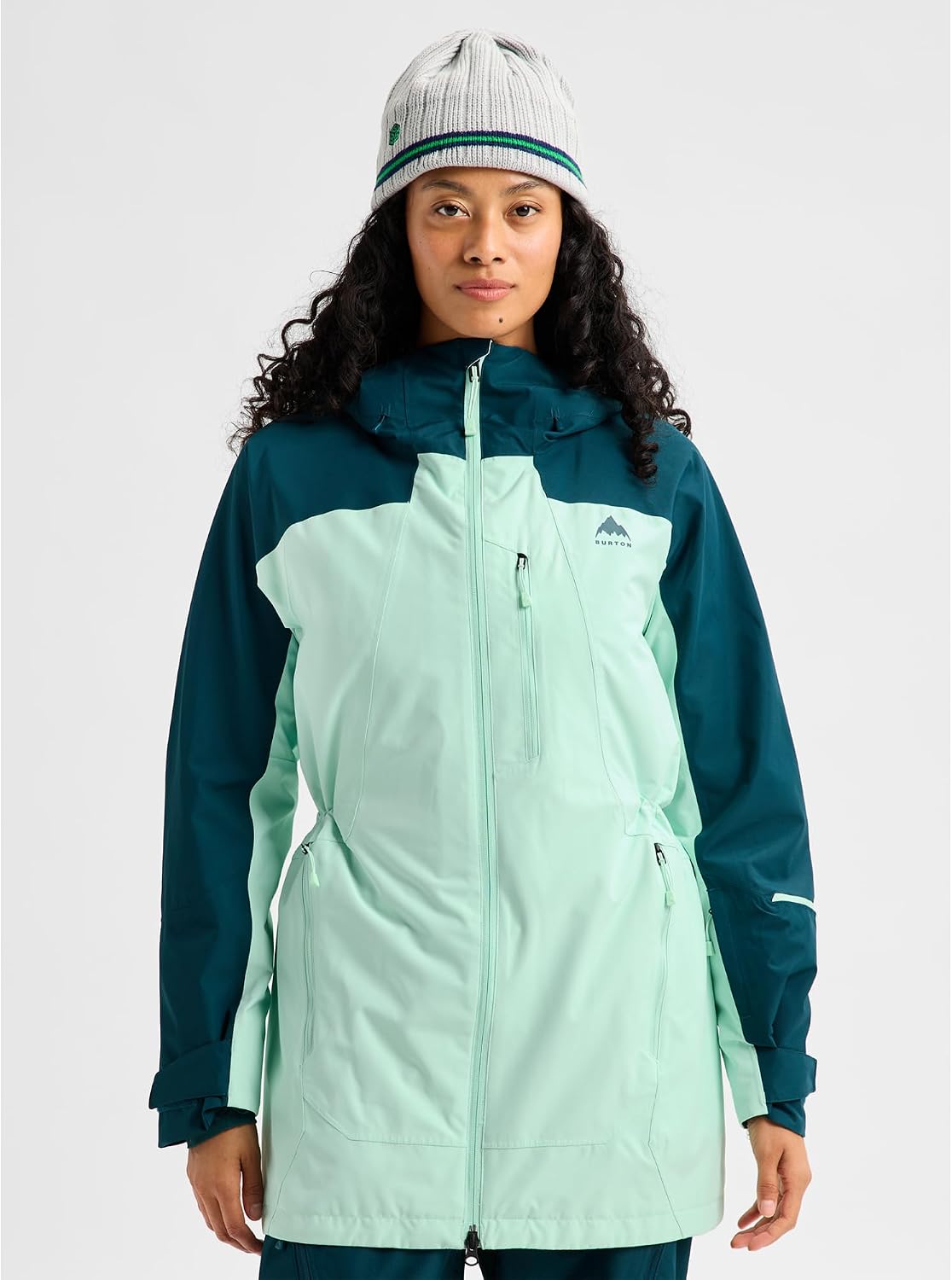 Burton Women's Reserve 2L Jacket, Atlantic Teal/Spring Frost, X-Small