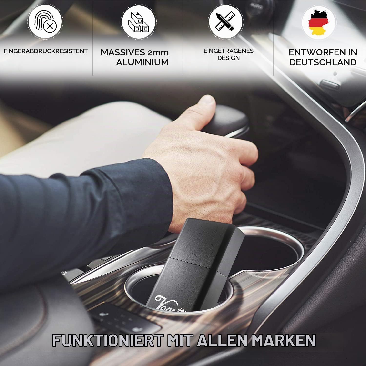 VONETTI Grande - Keyless Go Schutz, Autoschlüssel Box, RFID Blocker Autoschlüssel, Keyless Box, Keyless Go Schutz