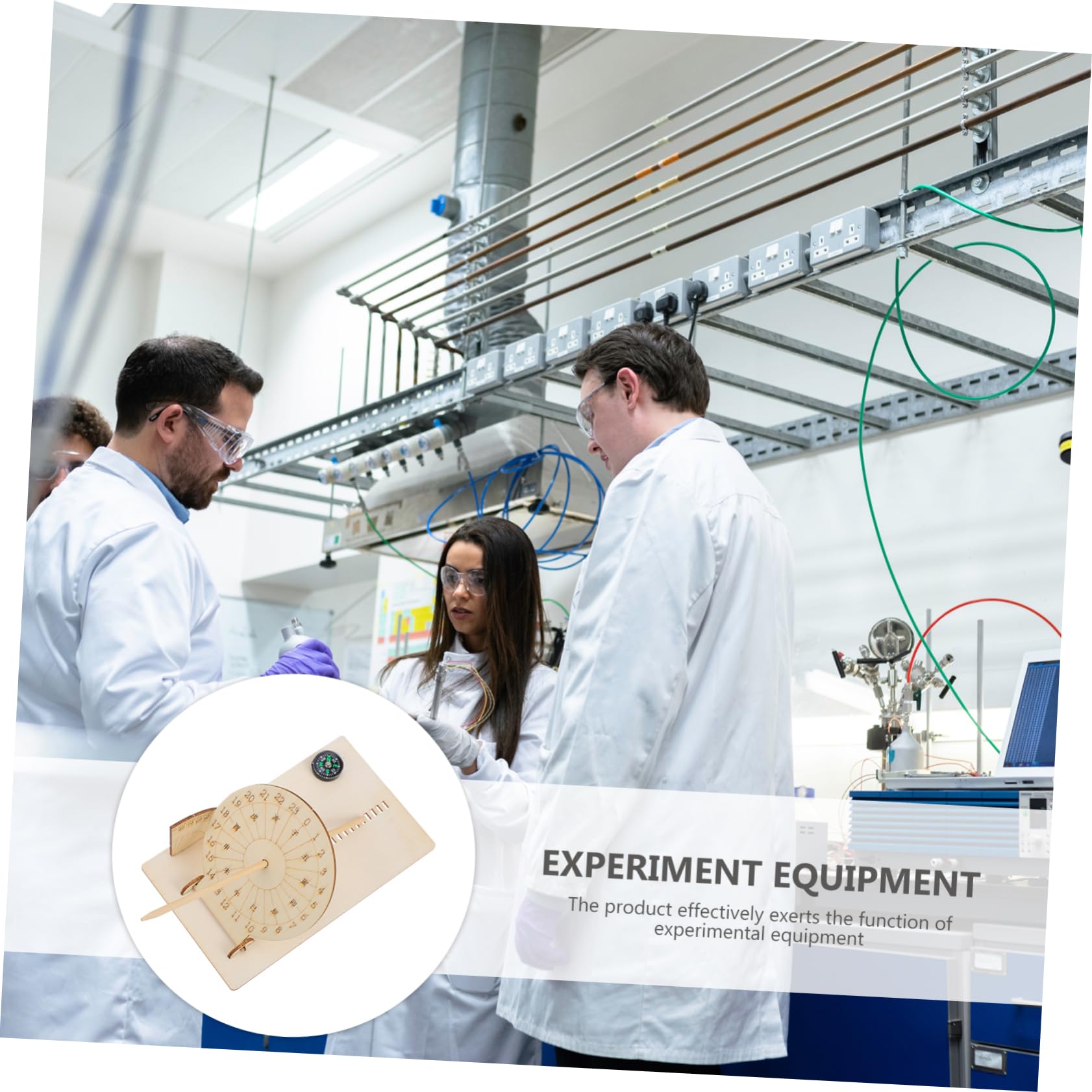 Healifty 1 Set DIY Sundial Clock Model Educational Scientific Teaching Aid for Assembly Required Ancient Timekeeping Instrument Develop Survival Skills Outdoor Learning