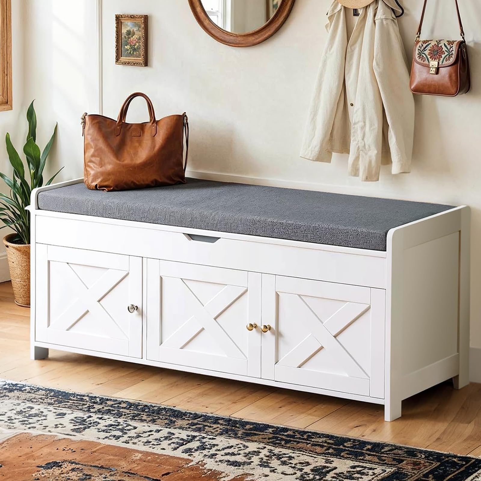Amada Shoe Storage Bench