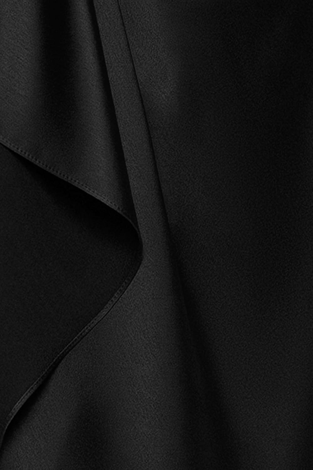 Betsy & Adam Women's Midi Satin Collared Top Dress