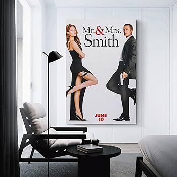 Amazon.co.jp: Mr & Mrs Smith古典映画のポスターMr&Mrsスミス
