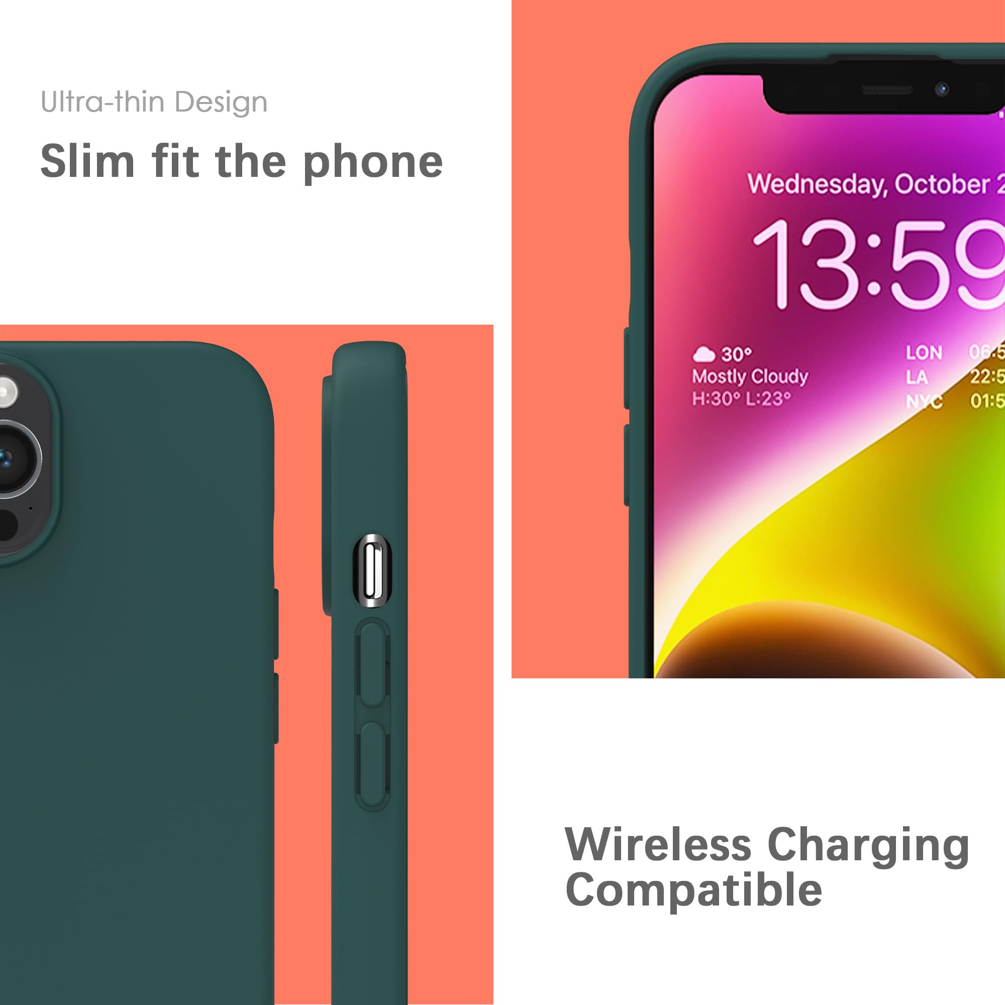 YATWIN Cover iPhone 13 Pro, Custodia iPhone 13 Pro Portafoglio con