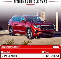Vista 2 de Juego de limpiaparabrisas de repuesto para VW Volkswagen Atlas 2018, 2019, 2020, 2021, 2022, calidad original de fábrica para mi automóvil, 26, 22