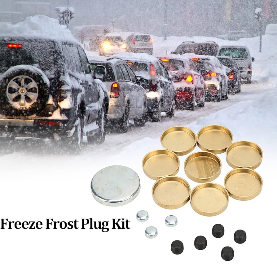 Aramox Froststopfen-Kit Aus Messing - Ersatz Für Small Block Motoren 283-350ci