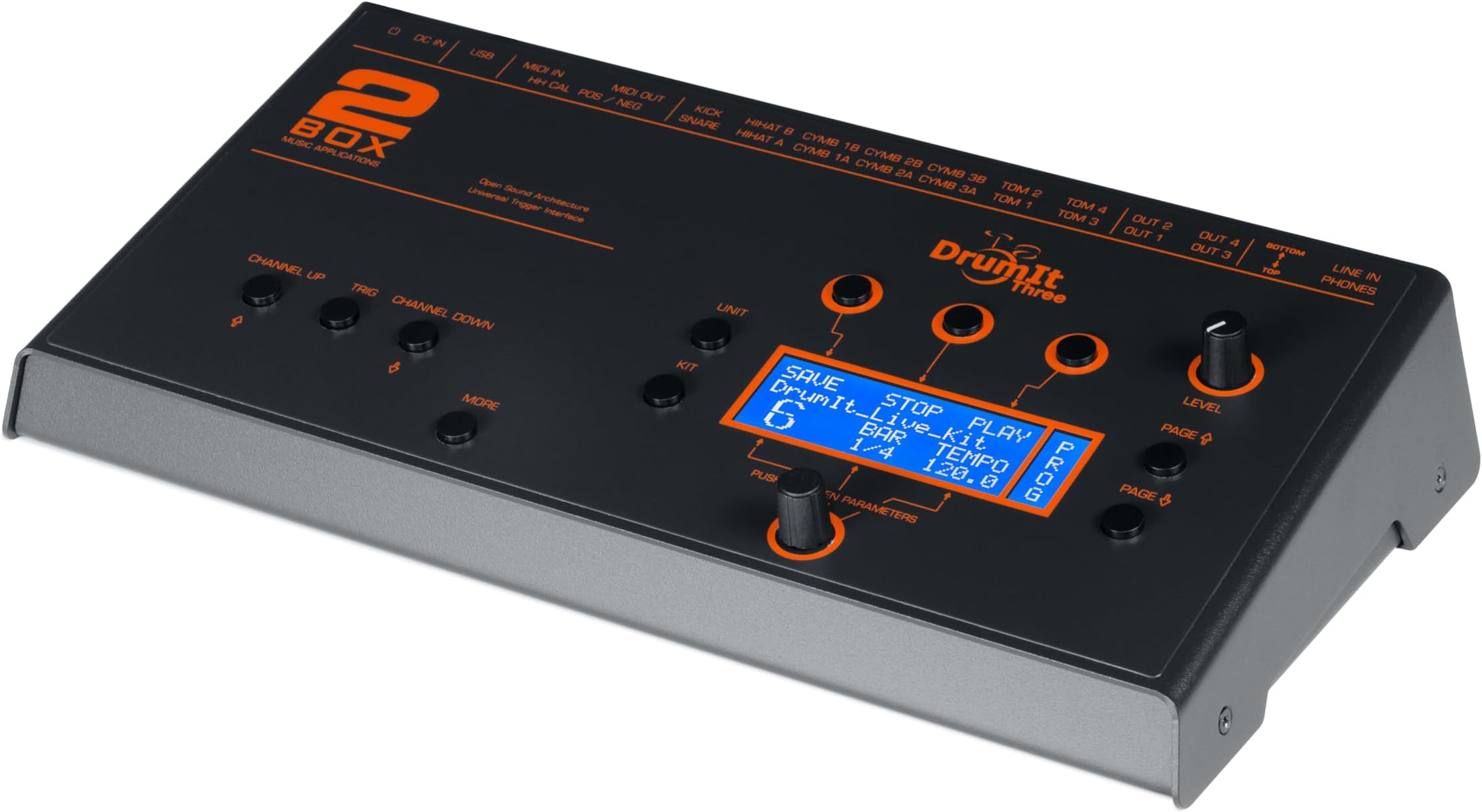 2BOX Electronic Drum Modules (D3),Black