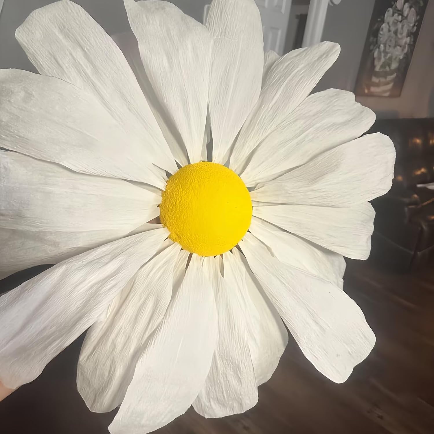 Crepe Paper Roll, 9.8 Inch Wide 8ft Long Sheet for Flower Making, Wedding, Birthday & Holiday Party Decor, DIY Creative Projects Crafts, White