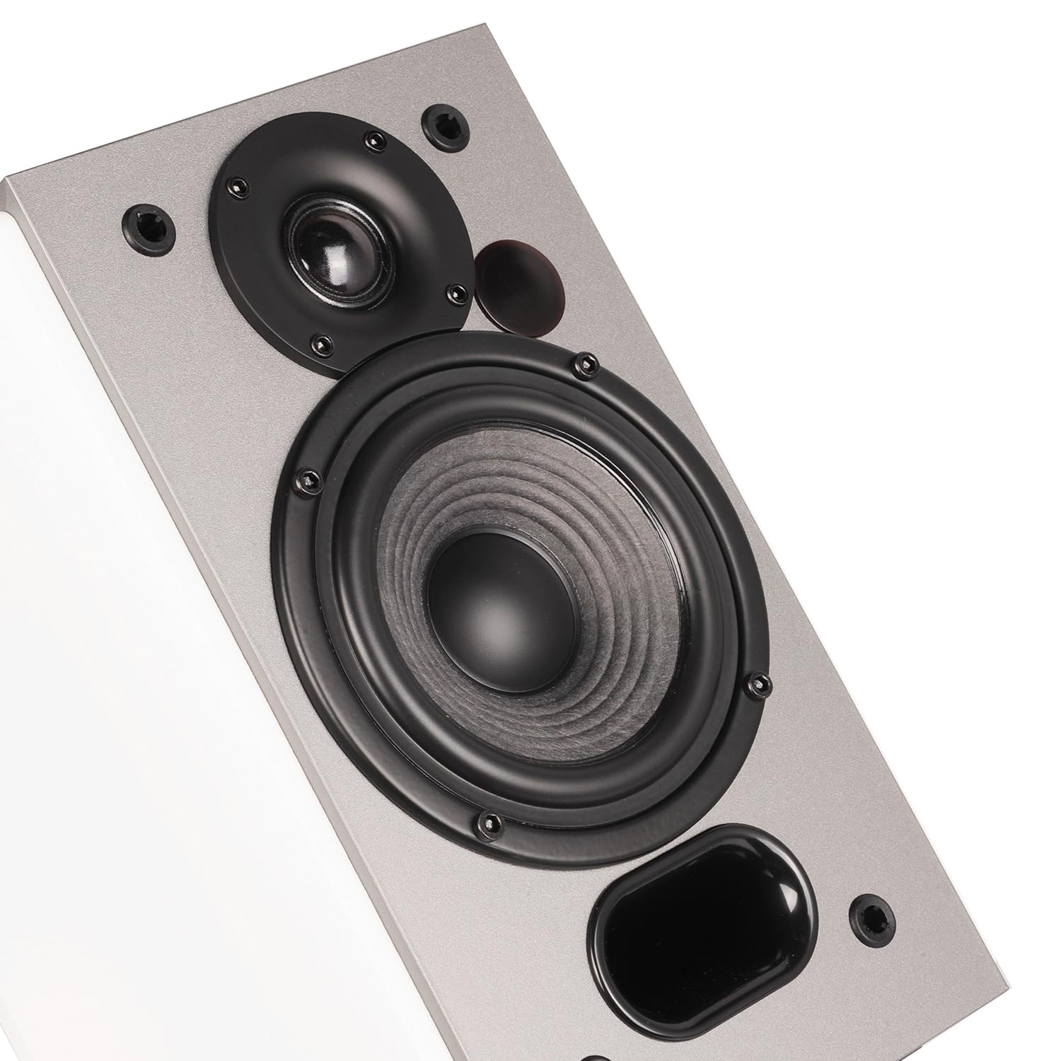 Edifier R1380T - Altavoces Estudio Biblioteca Activos, Mando a Distancia IR, entradas RCA, Tomas ópticas y coaxiales, Amplificador Integrado, 42 W, Color Blanco
