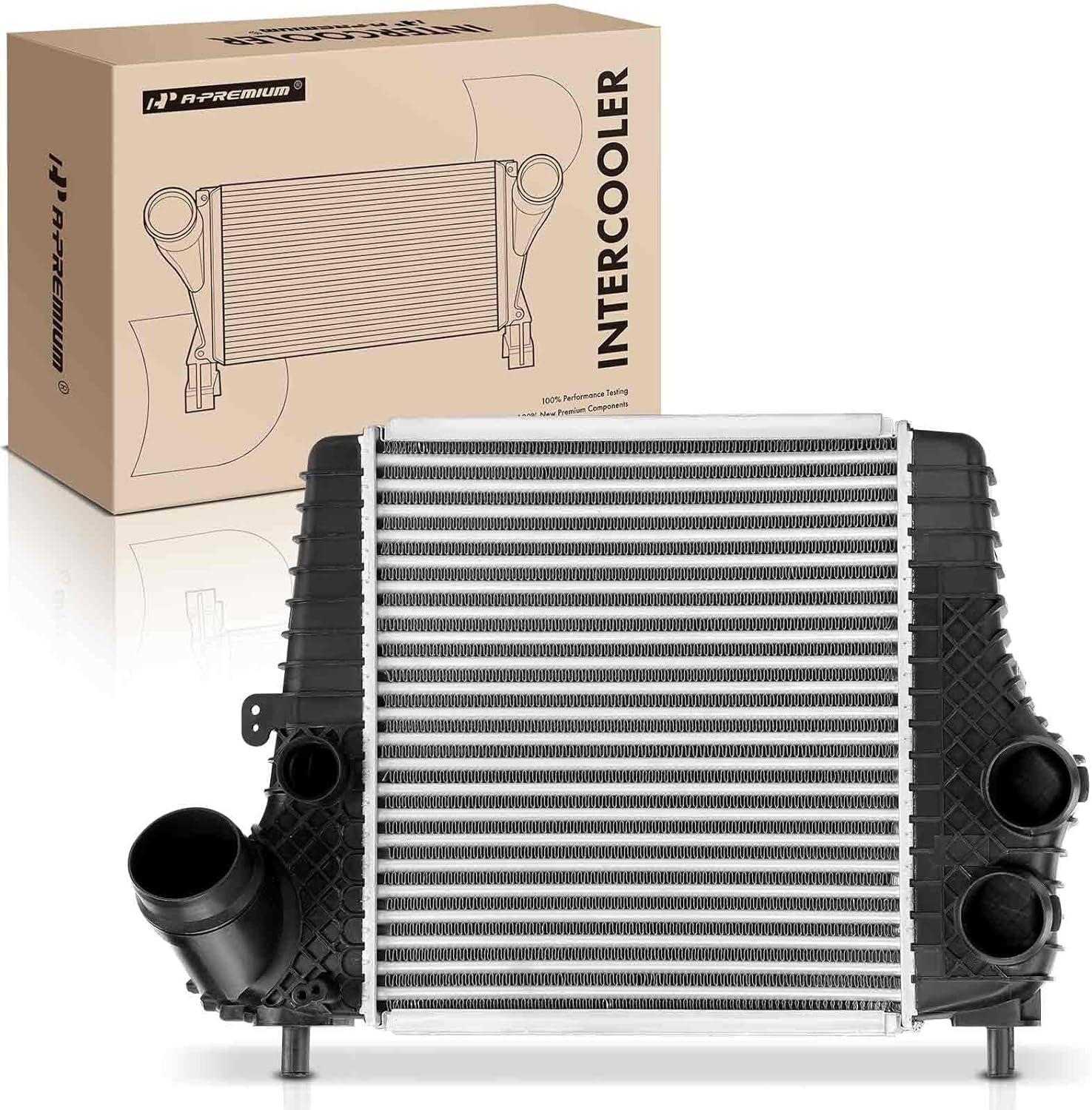 A-Premium Turbocharger Intercooler Compatible with Ford F-150 F150 2013-2014 3.5L, Expedition 2015-2017 3.5L & Lincoln Navigator 2015-2017 3.5L, Charge Air Cooler