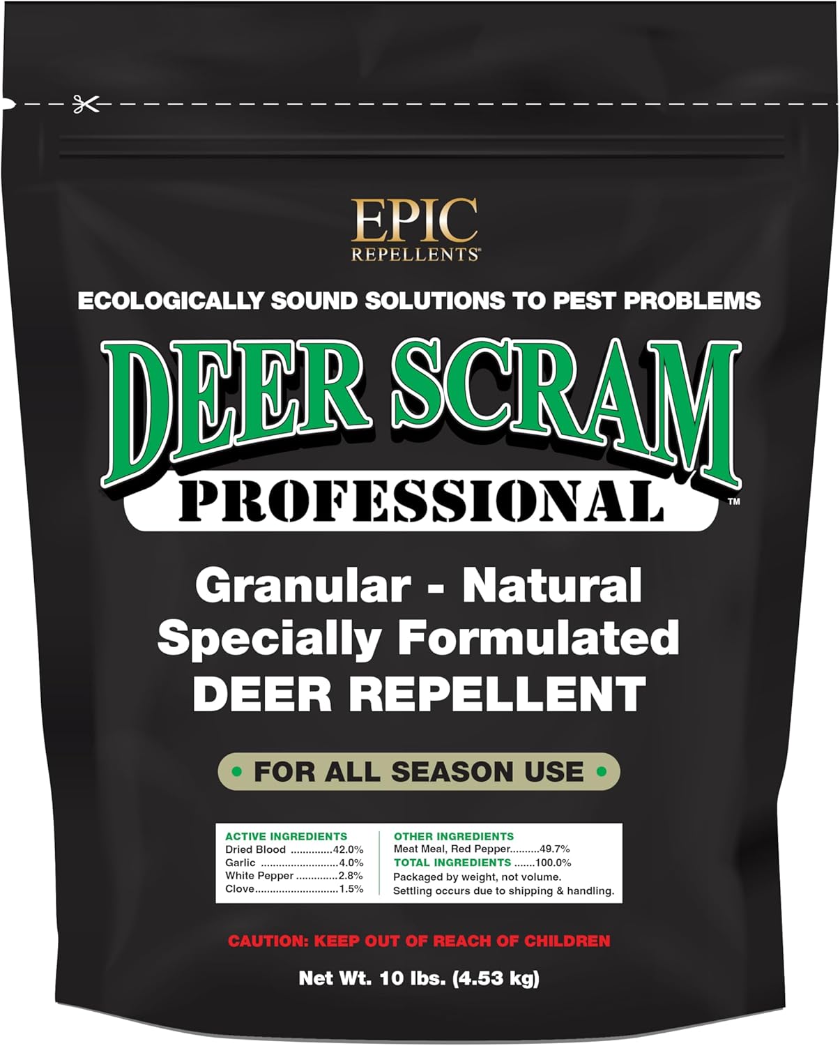 Deer Scram Professional Deer Repellent 10lb Bag
