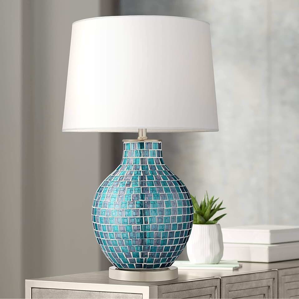 turquoise table lamps