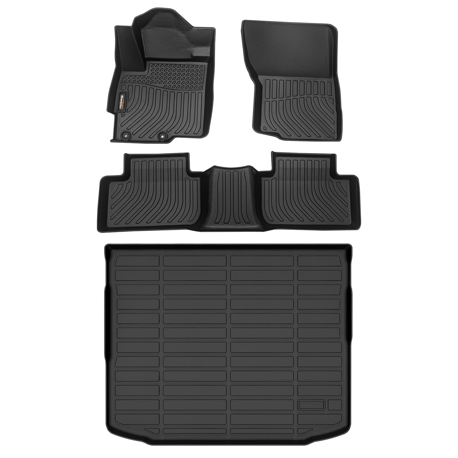Photo 1 of Binmotor-Floor Mats & Cargo Liner for Mitsubishi Outlander Sport 2011-2024 (Onlyfor 5 Seater), All Weather Car Floor Mat for Outlander Sport Accessories TPE Liners Cargo Trunk Mat