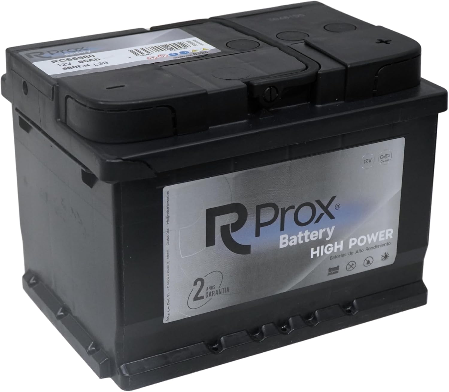 Car battery 65 Ah 580 Amp. + 20% starting power. 24 months warranty. Leading European manufacturer.