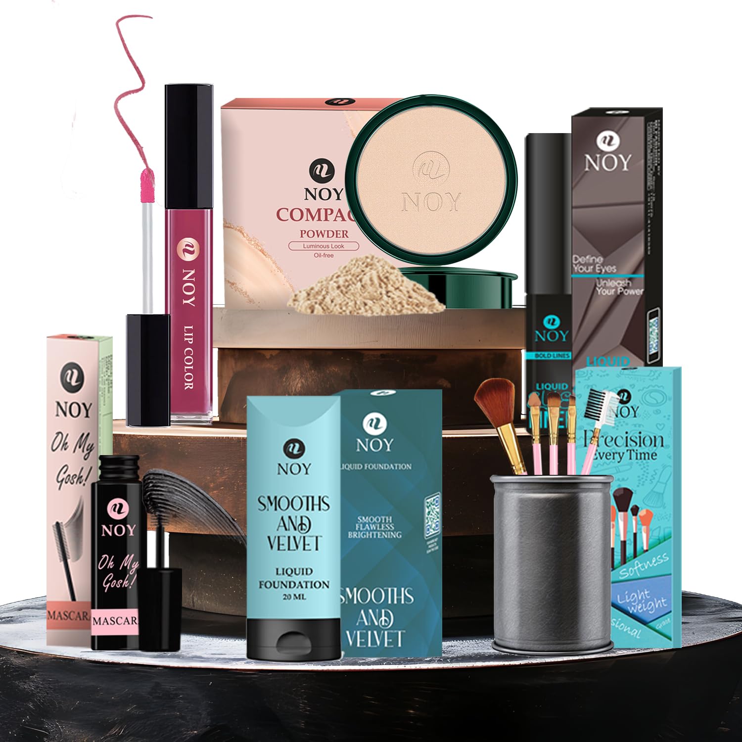 Noy Makeup Combo Ultimate Festival Season Makeup Kit – All Essentials in One Pack of 10#106-image-10