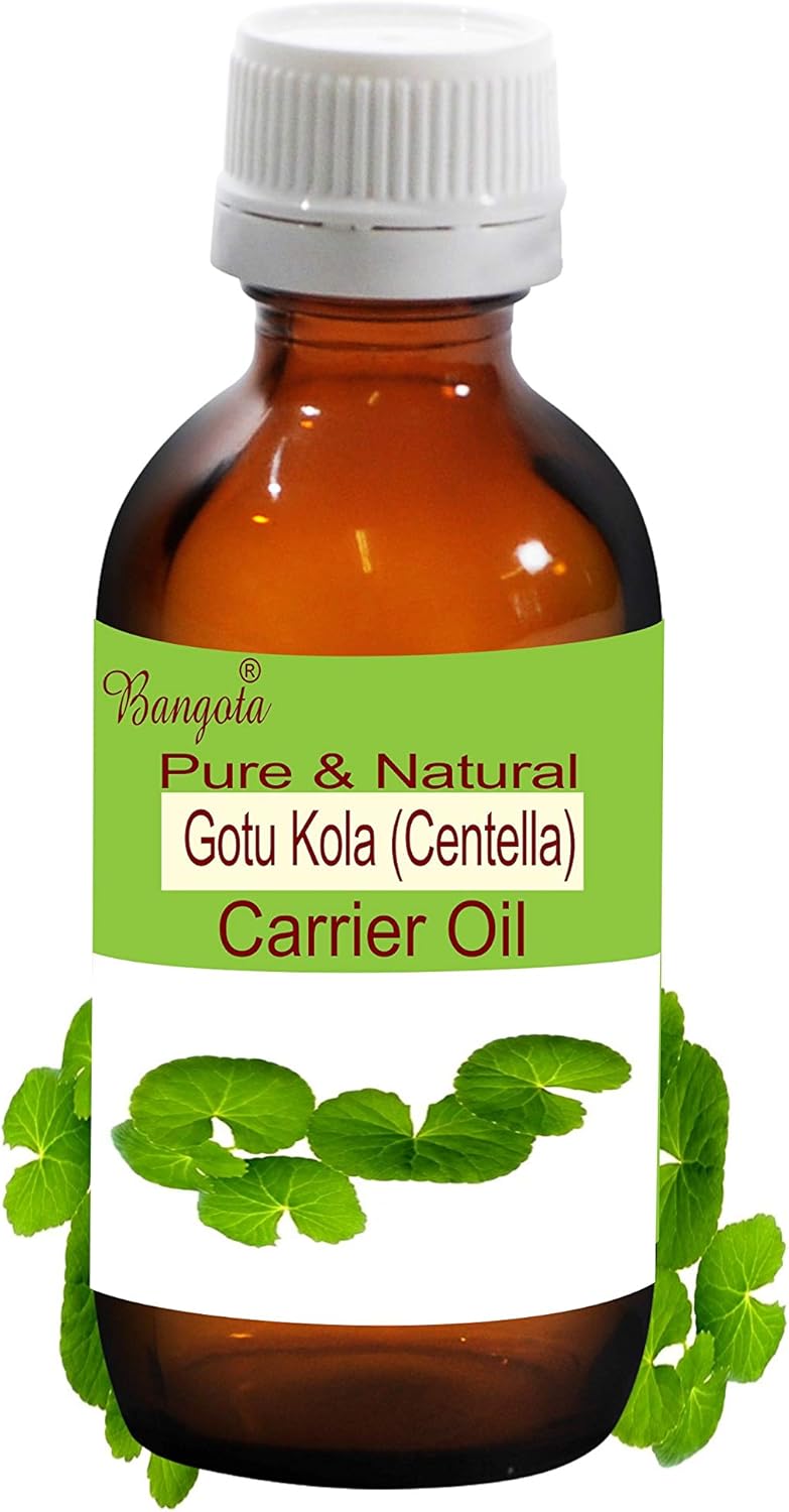 Gotu Kola Cold Pressed Carrier Oil – 100% Pure & Natural | Centella asiatica (30 ml (1.00 Oz), Gotu Kola)