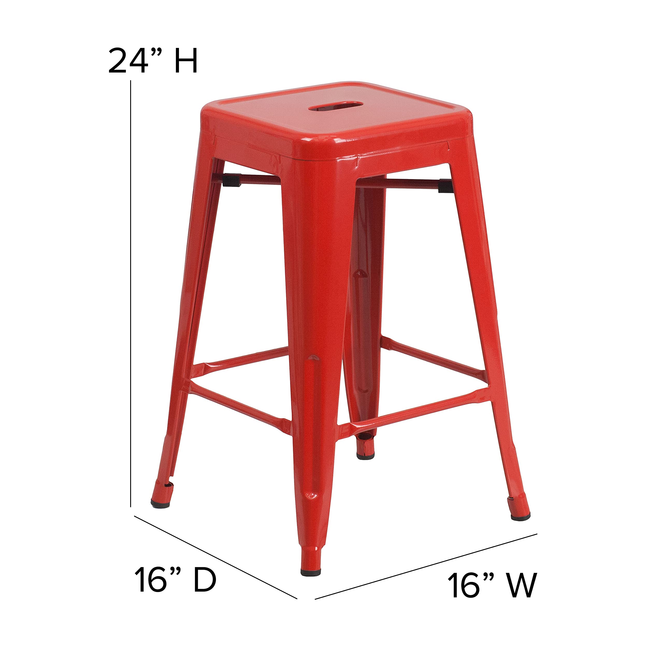 Amazon.com: Flash Furniture Kai Commercial Grade 24
