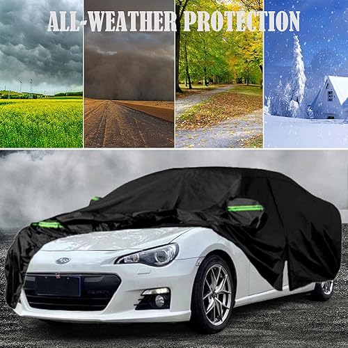 Miniatura 6 de Qnmittry Fundas impermeables para automóvil compatibles con Ford Maverick 2021-2023, funda de automóvil a medida para todo tipo de clima, con puerta