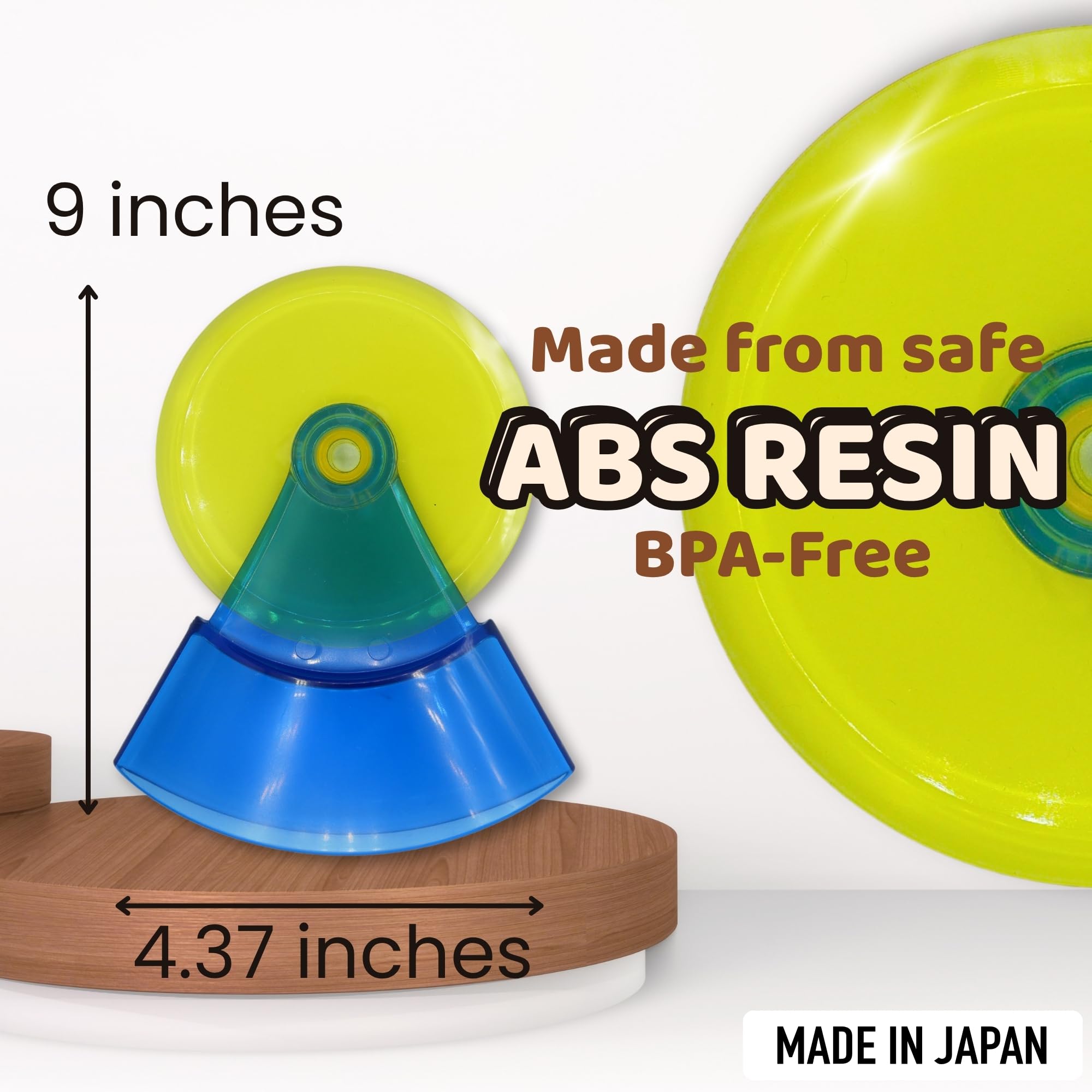 Rueda cortadora de pizza giratoria y autónoma, cortador de pizza seguro y resistente, fabricado en Japón, rueda de corte de plástico ABS duradera y afilada para cocina de fiesta, 2 unidades