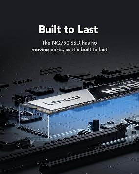 Lexar NQ790 2TB SSD Built-in PCIe 4.0, M.2 2280 PCIe Gen4x4 NVMe 1.4, Reading Up to 7000 MB/s, High Performance Internal Solid State Drive for Intensive Workloads, PS5 SSD