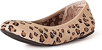 Amazon Essentials Women's Knit Ballet Flats: Memory Foam Comfort, Breathable Knit, Wide Widths