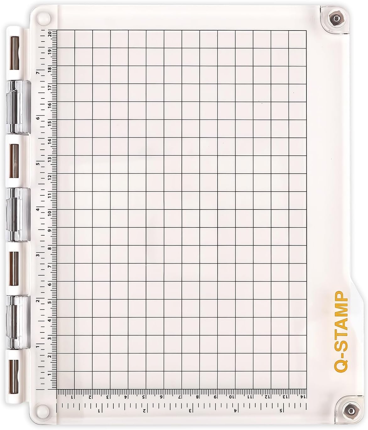 - Stamp Platform with Grip Mat, Stamp Positioning Tool for Accurate Craft Stamping DIY Scrapbooking Card Making, Precision Stamping Tool for Paper Card Crafting