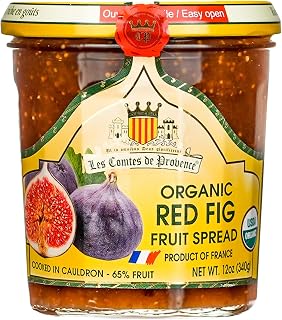MARKYS Organic Fig Jam Spread - USDA Organic 65% Fruit Provence France 12oz Gluten-Free Non-GMO Preserve