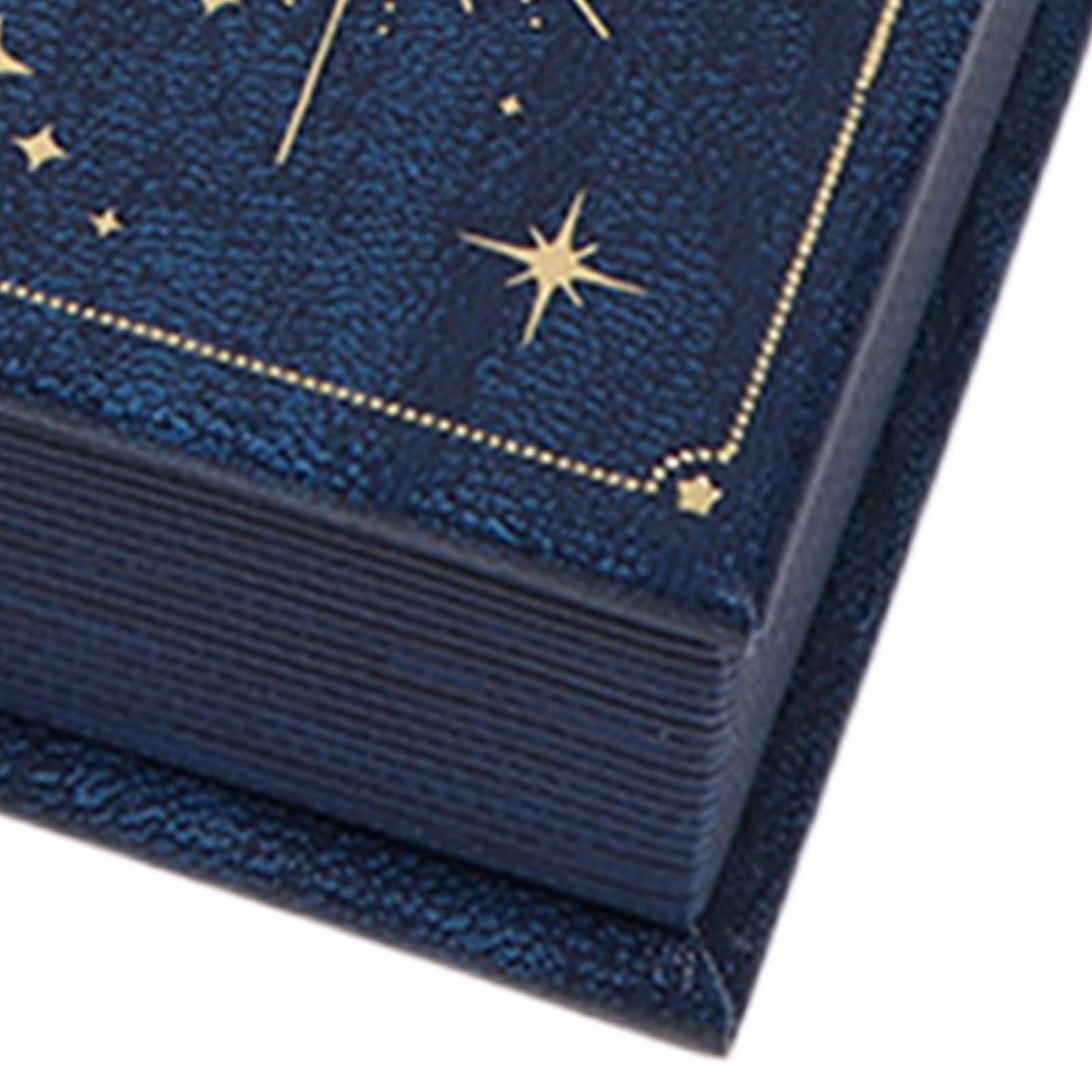 Estuche de Anillos Organizador para Almacenamiento de Joyas con Forma de Libro Cierre Magnético