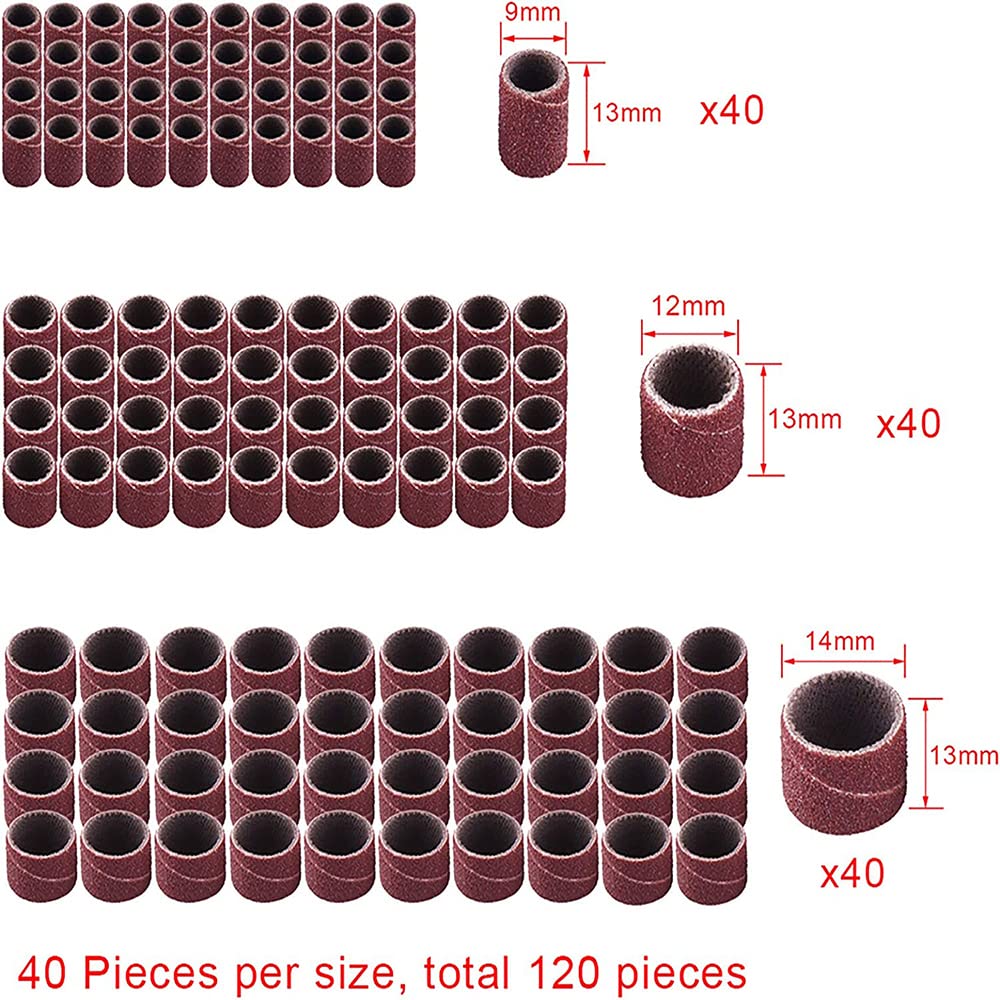 Set Levigatura Per Dremel - 132 Pezzi Con Cilindri Abrasivi E Mandrini, Per Legno E Fai-da-Te - Foto 4