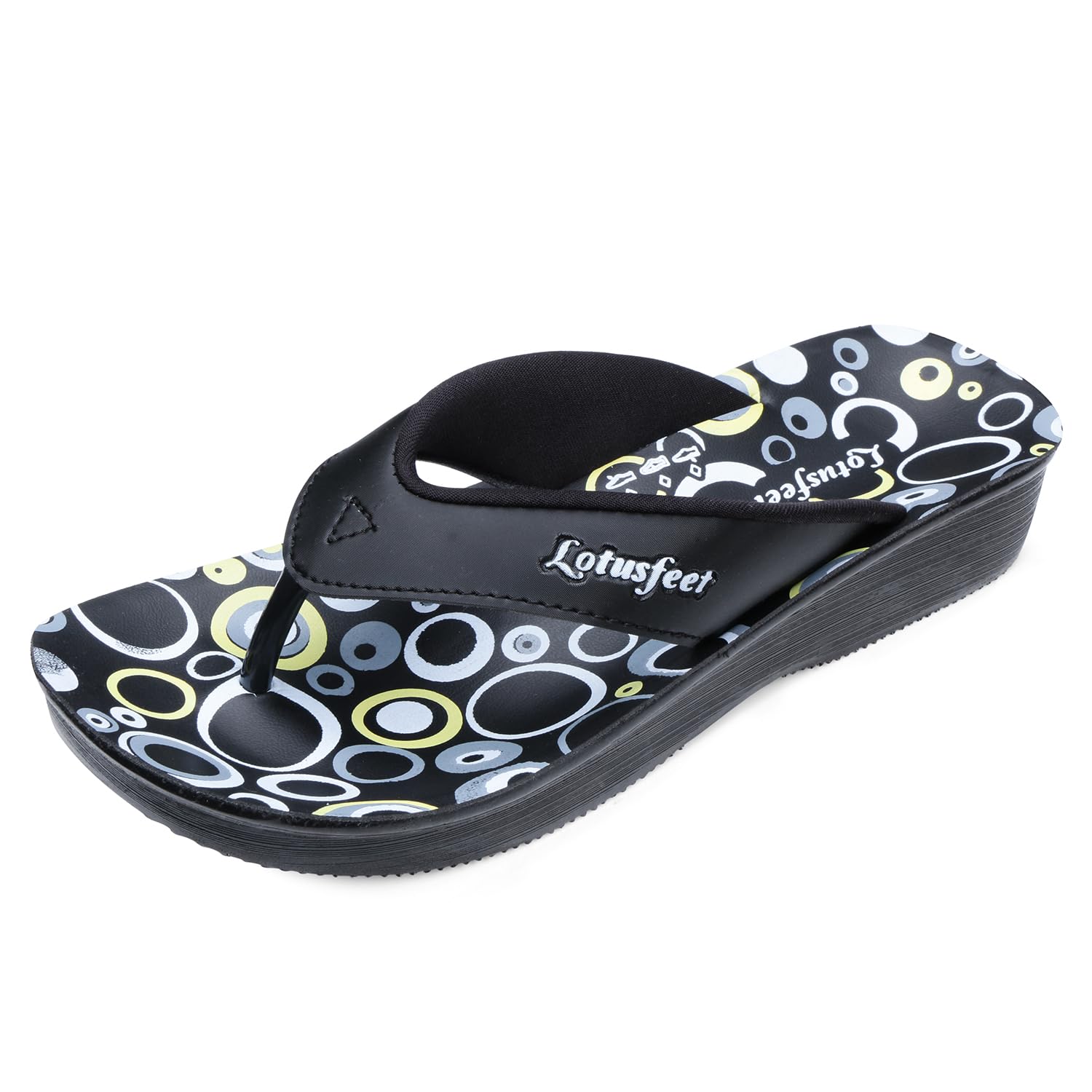 Lotusfeet Sandal for women Soft cushion insole PU flip flop for girls Aero flats durable slipper lightweight Soft longlasting sliders ladies chappals daily casual wear Black 39 Euro (B0CVS35KWX) Amazon Price History, Amazon Price Tracker