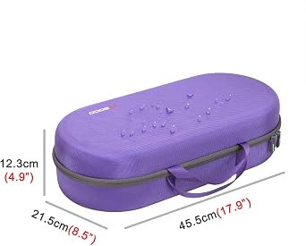 RLSOCO Hard Case for Dyson Airwrap Multi-Styler and Dryer Complete & Complete Long HS05,HS01,HS08 - Fits for 4Pcs Long Barrels or Short Barrels (Case only,Hair Styler is not Included)