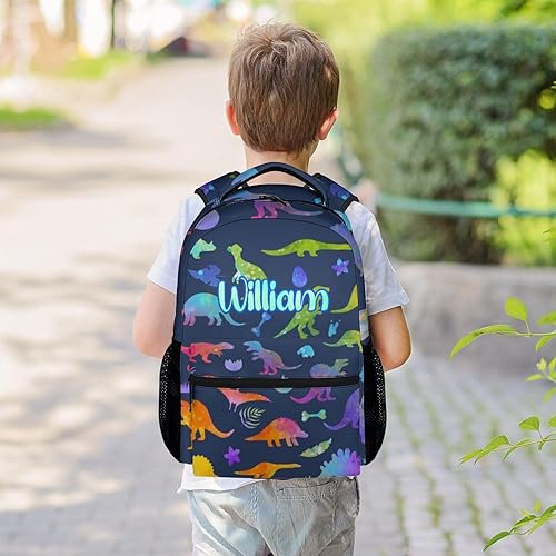 Miniatura 2 de Mochila escolar para niños y niñas, mochila de dinosaurio de 16 pulgadas para niños y estudiantes, mochilas escolares de gran capacidad para niños,