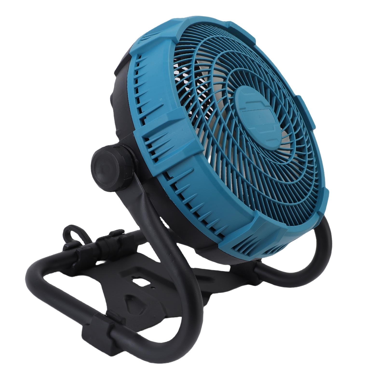 Jeffergarden 12-calowy Bezprzewodowy Wentylator na Plac Budowy, Wentylator Roboczy na Baterie z ramą ze Stali Stopowej, do Akumulatora BL1830 BL1840 BL1850 BL1860, do Użytku w (Wtyczka UE od 100