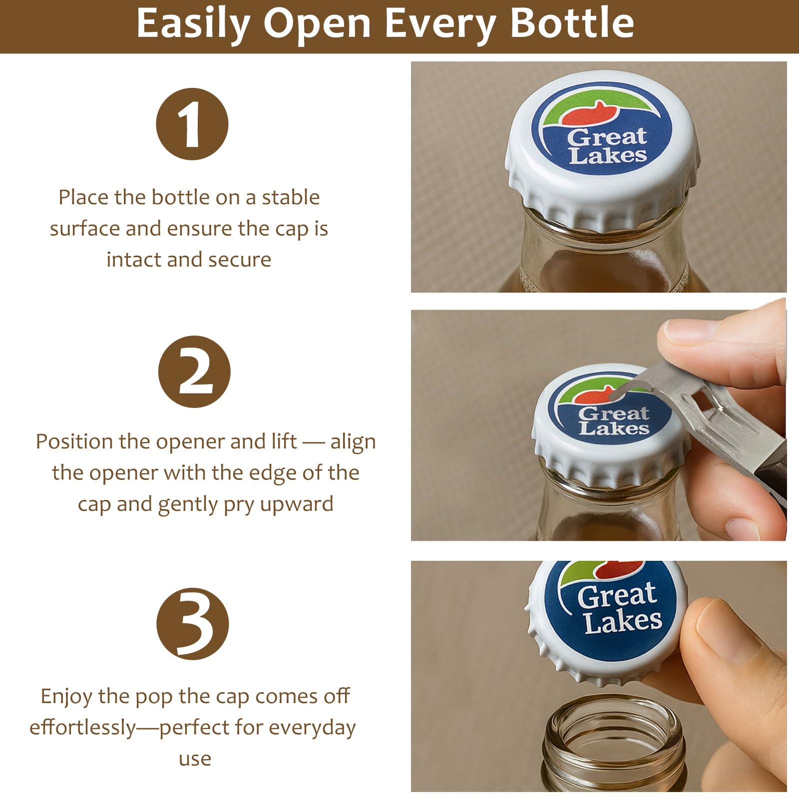 2 apriscatole per lattine, apribottiglie, doppio uso, manuale, in acciaio inox, con manico in plastica, resistente, compatto, lavabile in lavastoviglie, ideale per campeggio, cucina e viaggi