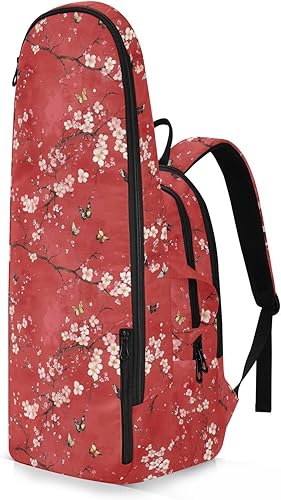 Miniatura 2 de Raqueta de tenis, mochila grande y resistente, color rojo cerezo, 2 raquetas acolchadas para raqueta de tenis para tenis, bádminton, bolso de