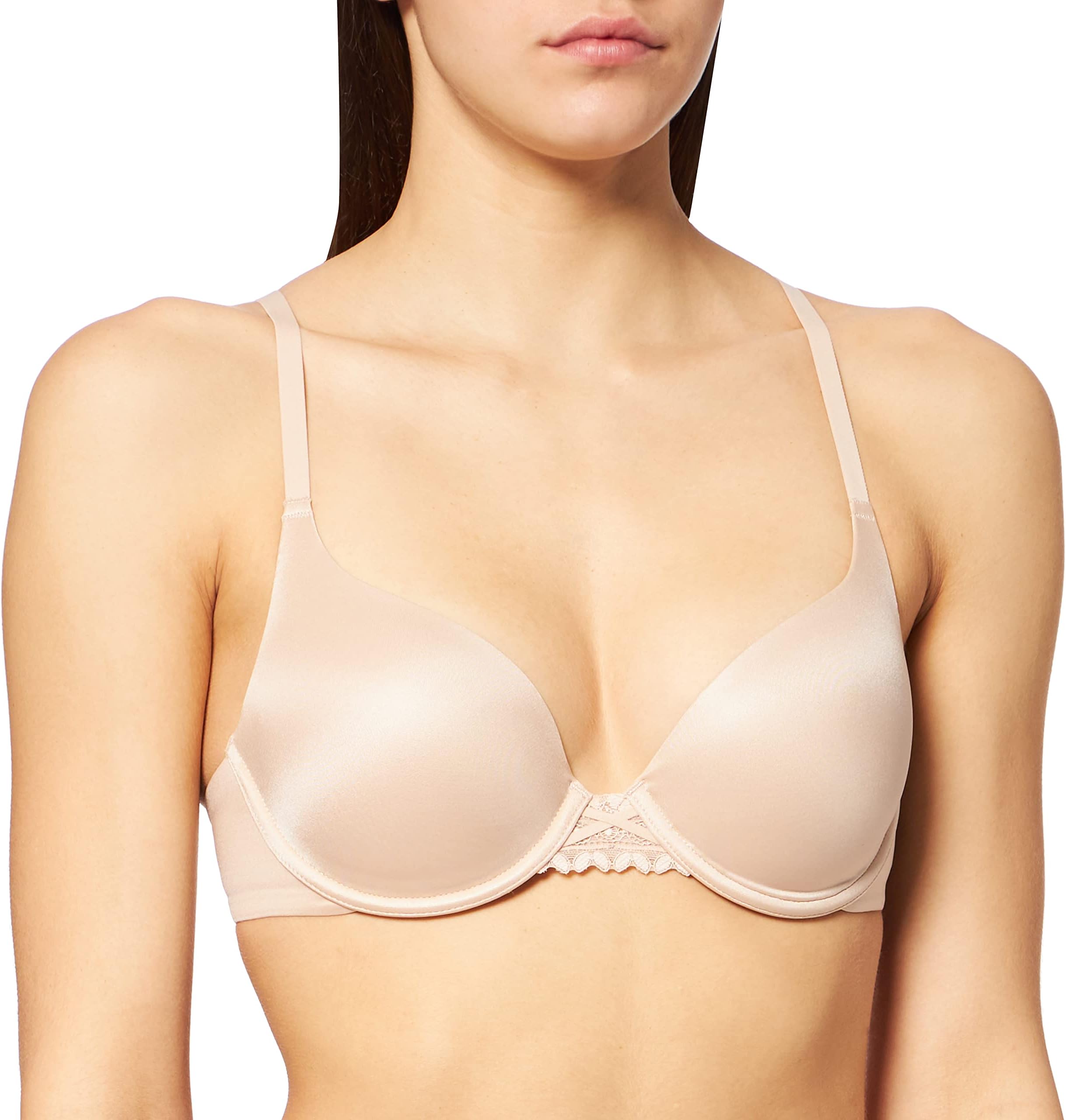 Maidenform DreamWire Underwire Bra, No-Poke Push-Up Bra, Moderate Coverage, Convertible T-Shirt Bra