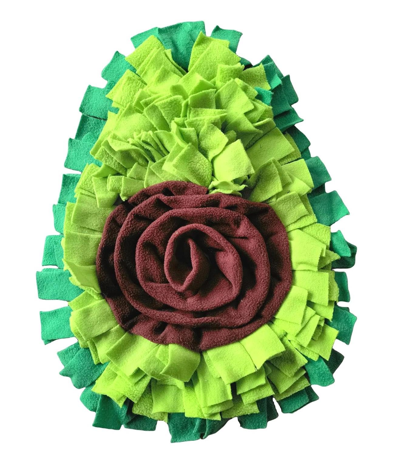 Ferret Cats Snuffle Mat Fleece Foraging Mats Interactive Feeding Toy Small Animal Rabbit Guinea Pig Rat Hamster Anti Slip Treat Dispenser Slow Feeder