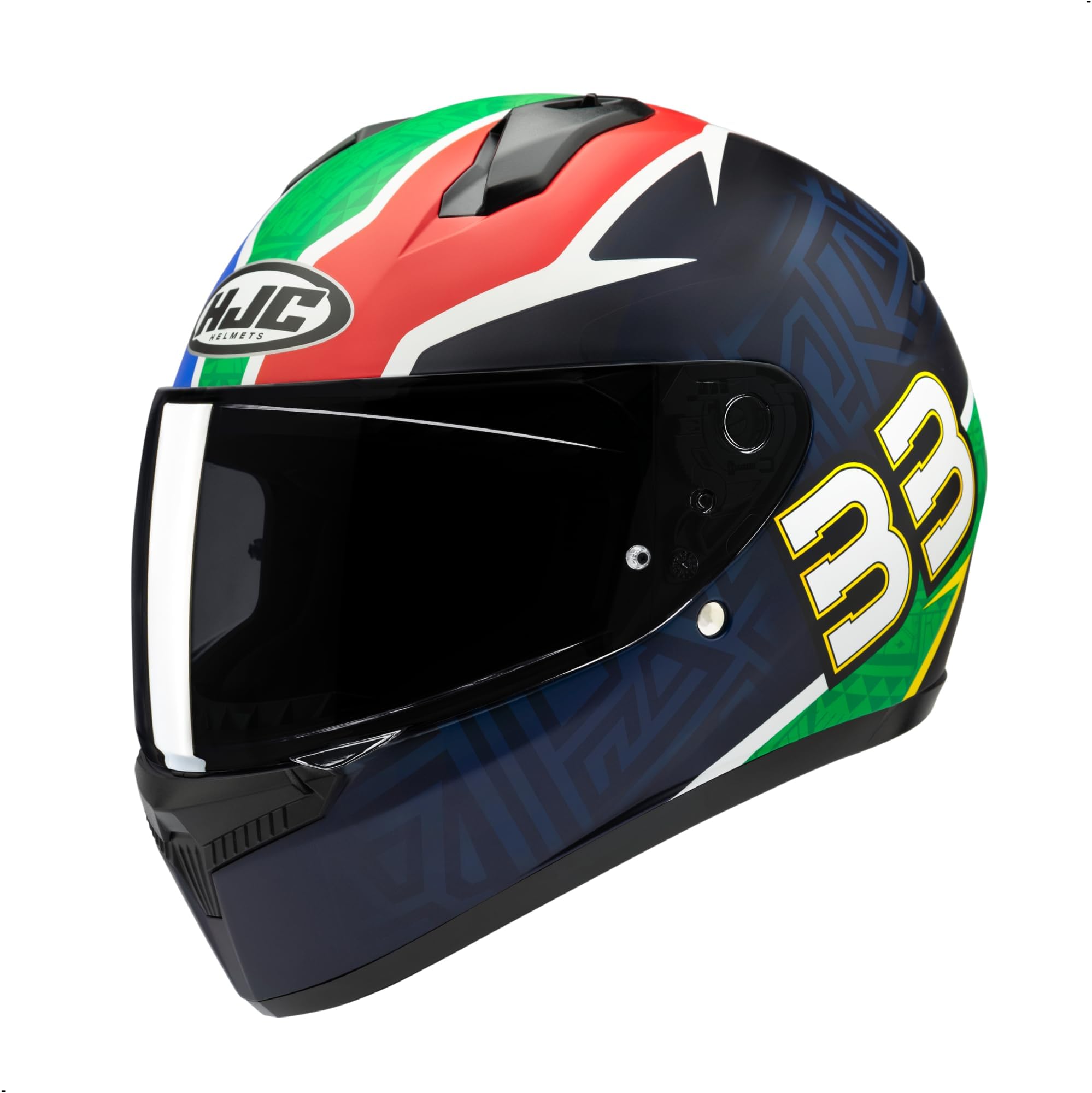 C10 Binder BB33 LTD Full Face Motorcycle Helmet, Medium