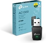 TP-Link AC1300 USB WiFi Adapter(Archer T3U)- 2.4G/5G Dual Band Wireless Network Adapter for PC Desktop, MU-MIMO WiFi Dongle, USB 3.0, Supports Windows 11, 10, 8.1, 8, 7, XP/Mac OS X 10.9-10.14