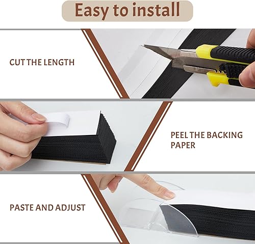 Miniatura 5 de Fainne 2 persianas plisadas de 36 x 72 pulgadas para ventana de medio círculo de 36 x 72 pulgadas, filtro de luz, tela plisada, para ventanas de