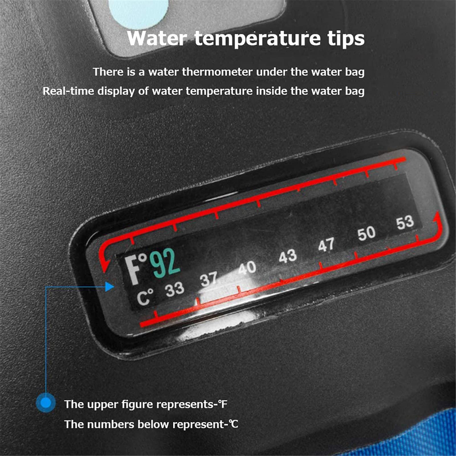 TIM-LI Przenośna solarna torba grzewcza do kąpieli / kempingowa torba prysznicowa / 20 l / 5 litrów akcesoria kempingowe z ciśnieniową pompką nożną
