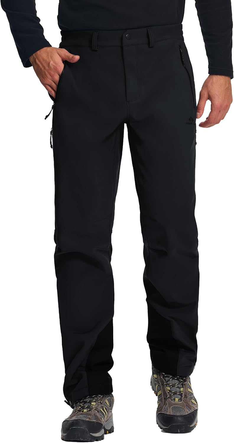 Men’s Insulated Waterproof Hiking Pants for Winter Sports