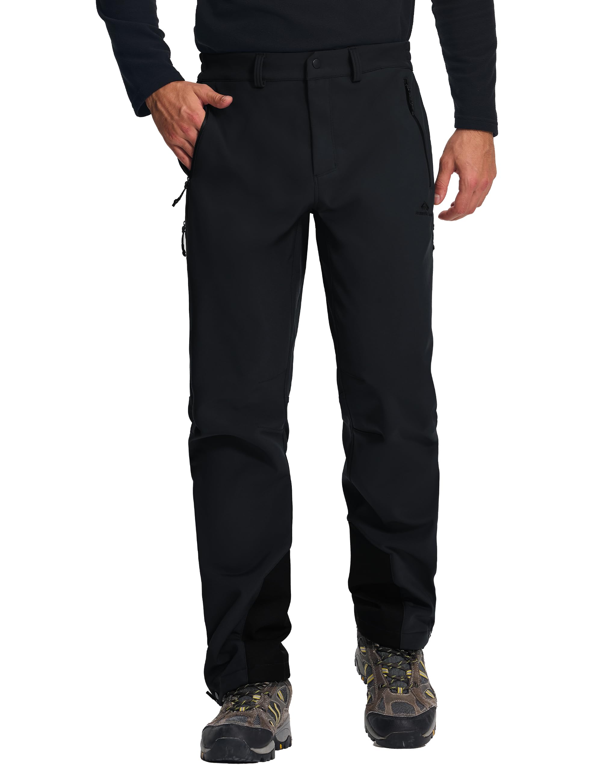 Pioneer Camp Herren Softshellhose Winter Wasserdicht Winddicht Warm – Für Wandern, Trekking & Outdoor-Aktivitäten